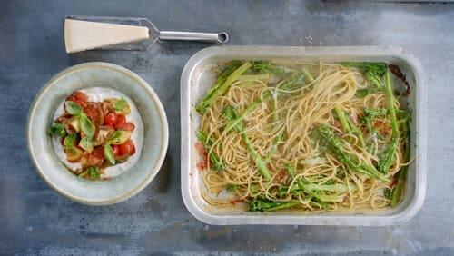 Chorizo and Squid, and Simple Spaghetti