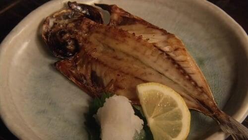 Grilled Aji (Horse Mackerel)