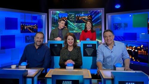 Ed Kavalee, Alex Ward, Mick Molloy, Anne Edmonds, Sam Pang