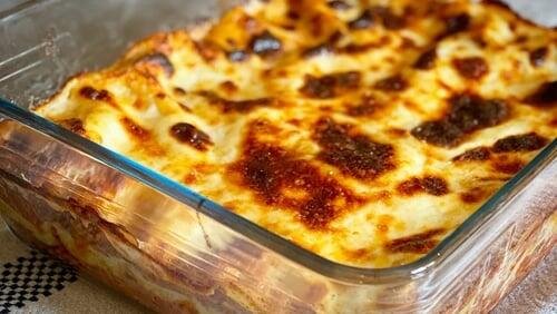 Lasagnes à la bolognaise & Biscuit coulant au chocolat