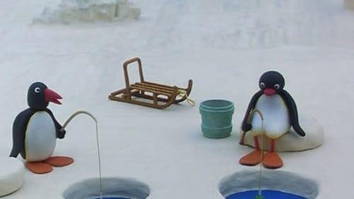 Pingu Has a Fishing Competition