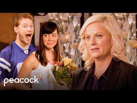 April and Andy’s Surprise Home Wedding Shocks Leslie