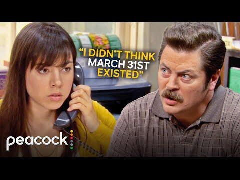 April Accidentally Schedules 93 Meetings For Ron On One Day