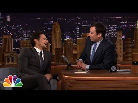 James Franco and Jimmy Fallon Talk Cowbell During Commercial Break