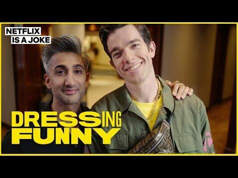 Tan France Gives John Mulaney a Hypebeast Makeover | Dressing Funny | Netflix Is A Joke