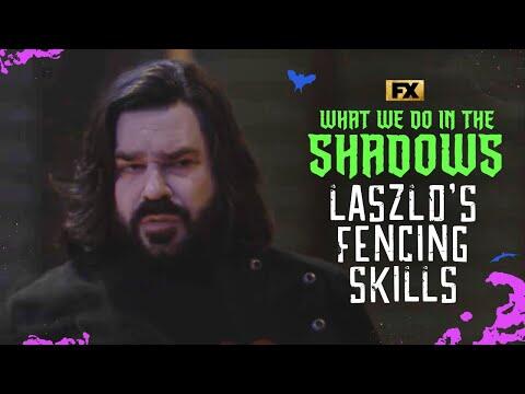 Laszlo’s Impressive Fencing Skills Scene