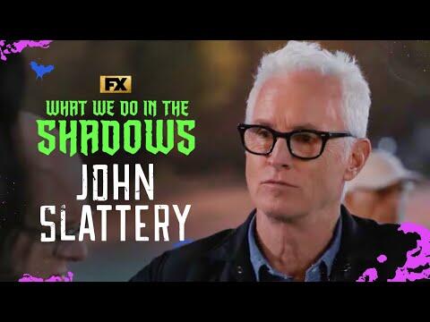 John Slattery Drives Over Colin Robinson Scene