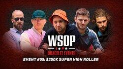 Event #55 $250K No-Limit Hold'em Super High Roller | Day 2