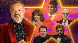 Stanley Tucci, Joan Collins, Jamie Oliver, Romesh Ranganathan, Joy Crookes