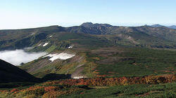 Takanegahara Plateau in the Taisetsu mountain range