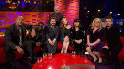 Jessica Chastain, Dawn French, Rebel Wilson, Dwayne Johnson, Kevin Hart, Jack Black, Noel Gallagher