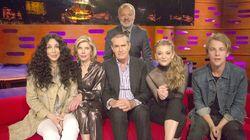 Cher, Christine Baranski, Rupert Everett, Natalie Dormer, Tom Odell