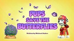 Pups Save the Butterflies