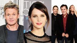 Gordon Ramsay, Felicity Jones, Jimmy Eat World