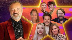 David Mitchell, Regina King, Anya Taylor-Joy, Olly Alexander, Mel Giedroyc, Jimmy Fallon, Yungblud