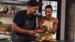 Guava Croissants and Frittata