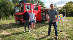 Fire Engine, Shepherd's Hut & Telescope