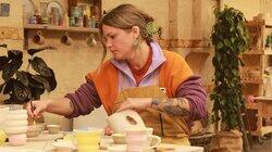 Abstract Coffee Set and Rice Bowls Abstract Coffee Set and Rice Bowls