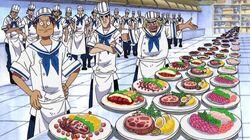 Sanji the Chef! Demonstrating True Pride at the Marine Mess Hall!