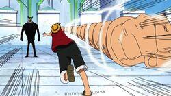 Give Robin Back! Luffy vs. Blueno!