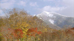 Niseko Mountain Range in Autumn