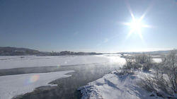 Harsh Winter on the Tokachi River