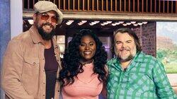 Jack Black, Danielle Brooks, Jason Momoa Jack Black, Danielle Brooks, Jason Momoa