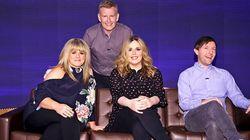 Sally Lindsay, Roisin Conaty, Andrew Maxwell