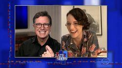 Stephen Colbert from home, with Phoebe Waller-Bridge, Steve Martin