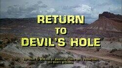 Return to Devil's Hole