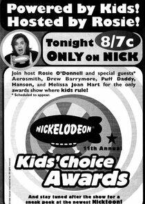 Nickelodeon Kids' Choice Awards - Season 11 / Year 1998