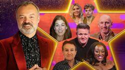 Rosamund Pike, Gordon Ramsay, Judi Love, Hugh Bonneville, Gareth Thomas, Ella Henderson, Tom Grennan