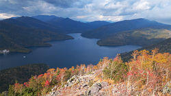 Lake Shikaribetsu from Autumn to Winter