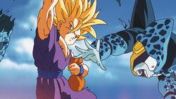 Fighting Spirit Free from Hesitation! Gohan, Pulverizes the Cell Juniors