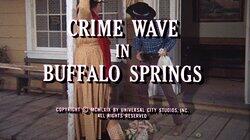 Crime Wave in Buffalo Springs Crime Wave in Buffalo Springs